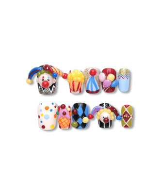 Bunny Hop · Handmade Press-On Nail