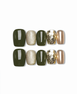 Frosted Pearl · Handmade Press-On Nail