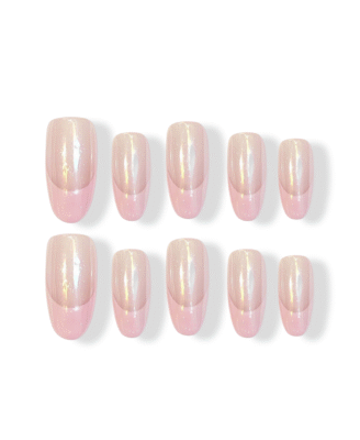 Lilac Mist · Handmade Finger Nail