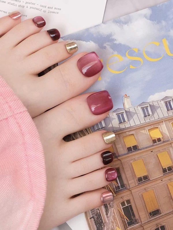 Rose Quartz · Handmade Toe Nail - Image 3