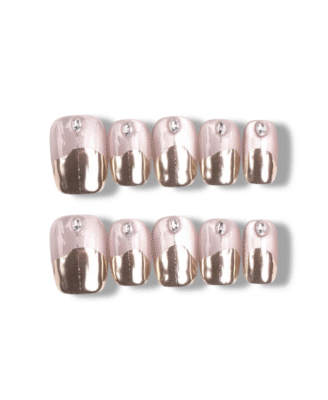 Iridescent Mist · Handmade Finger Nail