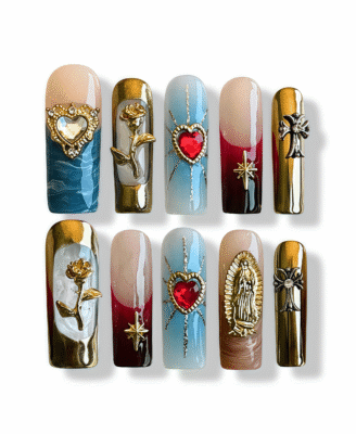 Rose Gold · Finger Nail