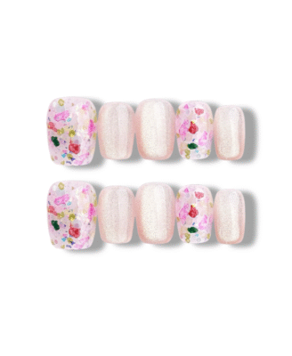 Starfish Glow · Handmade Press-On Nail