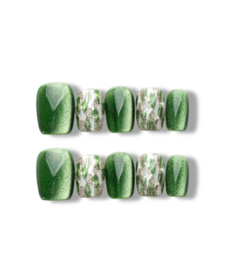 Lace Tie · Handmade Press-On Nail