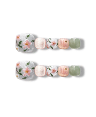 Dreamy Fog · Handmade Toe Nail