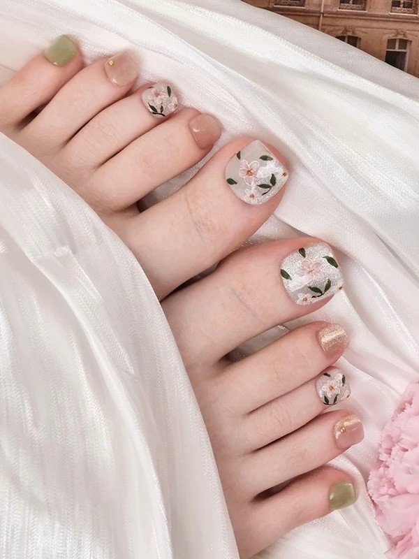 Dreamy Fog · Handmade Toe Nail - Image 3