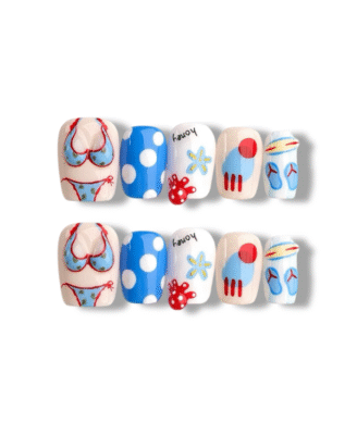 Sunshine Bikini · Handmade Finger Nail