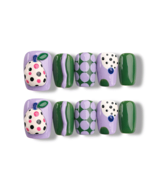 Raspberry Sorbet · Handmade Finger Nail