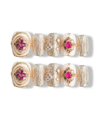 Vintage Gem · Handmade Finger Nail