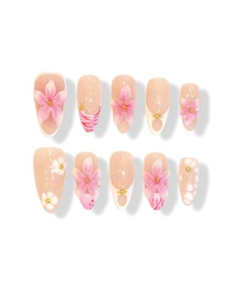 Beach Lily · Handmade Finger Nail