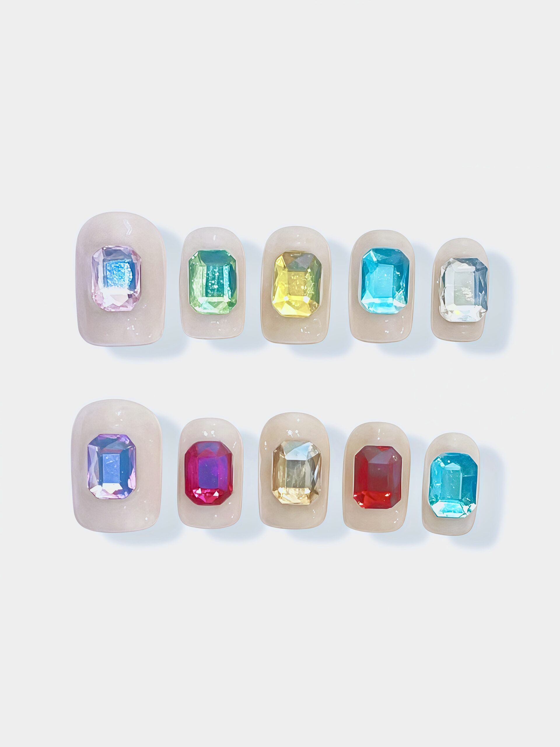 Rainbow Gem · Finger Nail