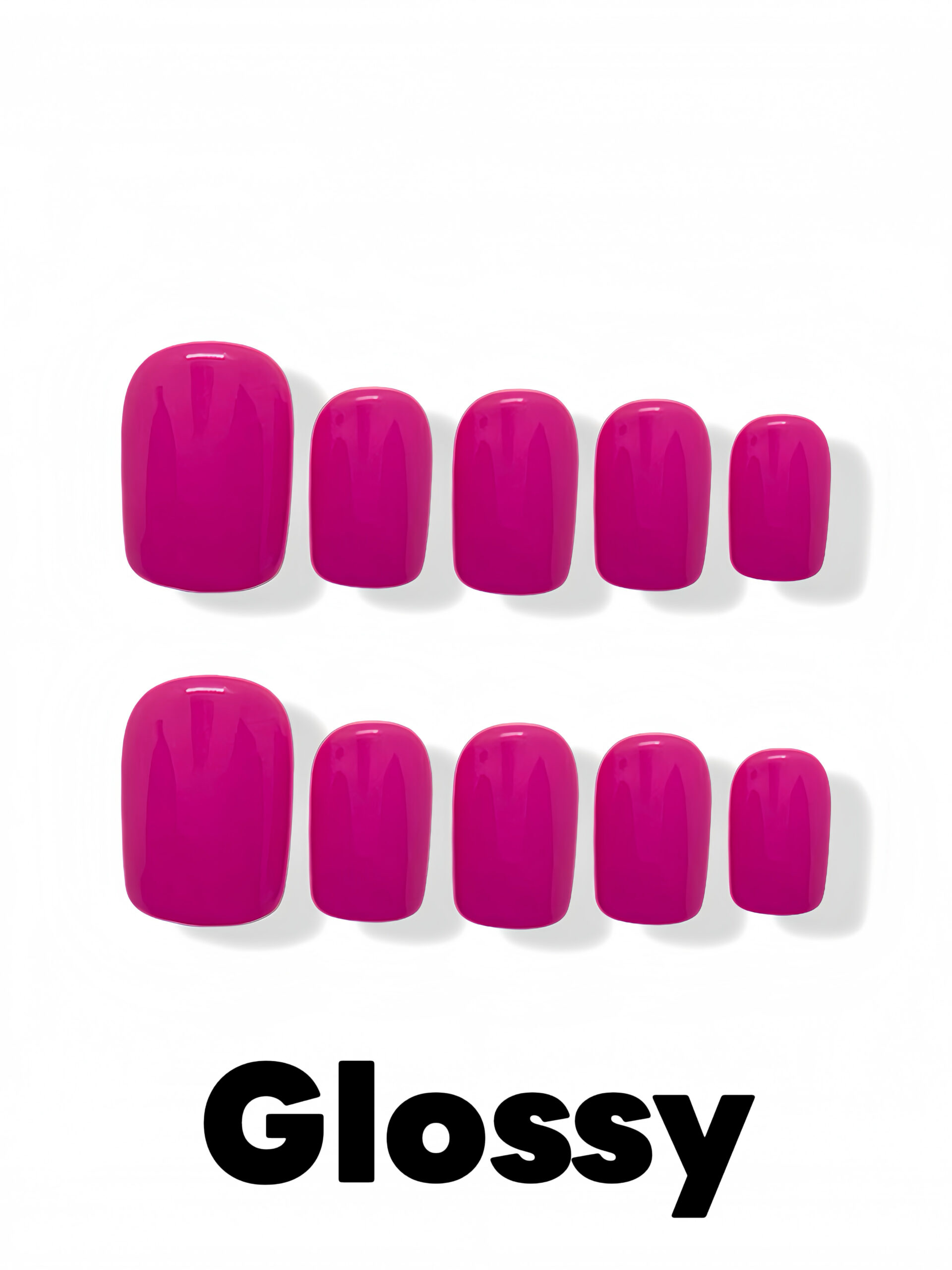 Pure Color · Short Square Customization Press-on Nails - Image 5