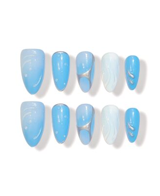 Watercolor Wash · Handmade Finger Nail