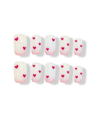 Heart Flutter · Handmade Finger Nail