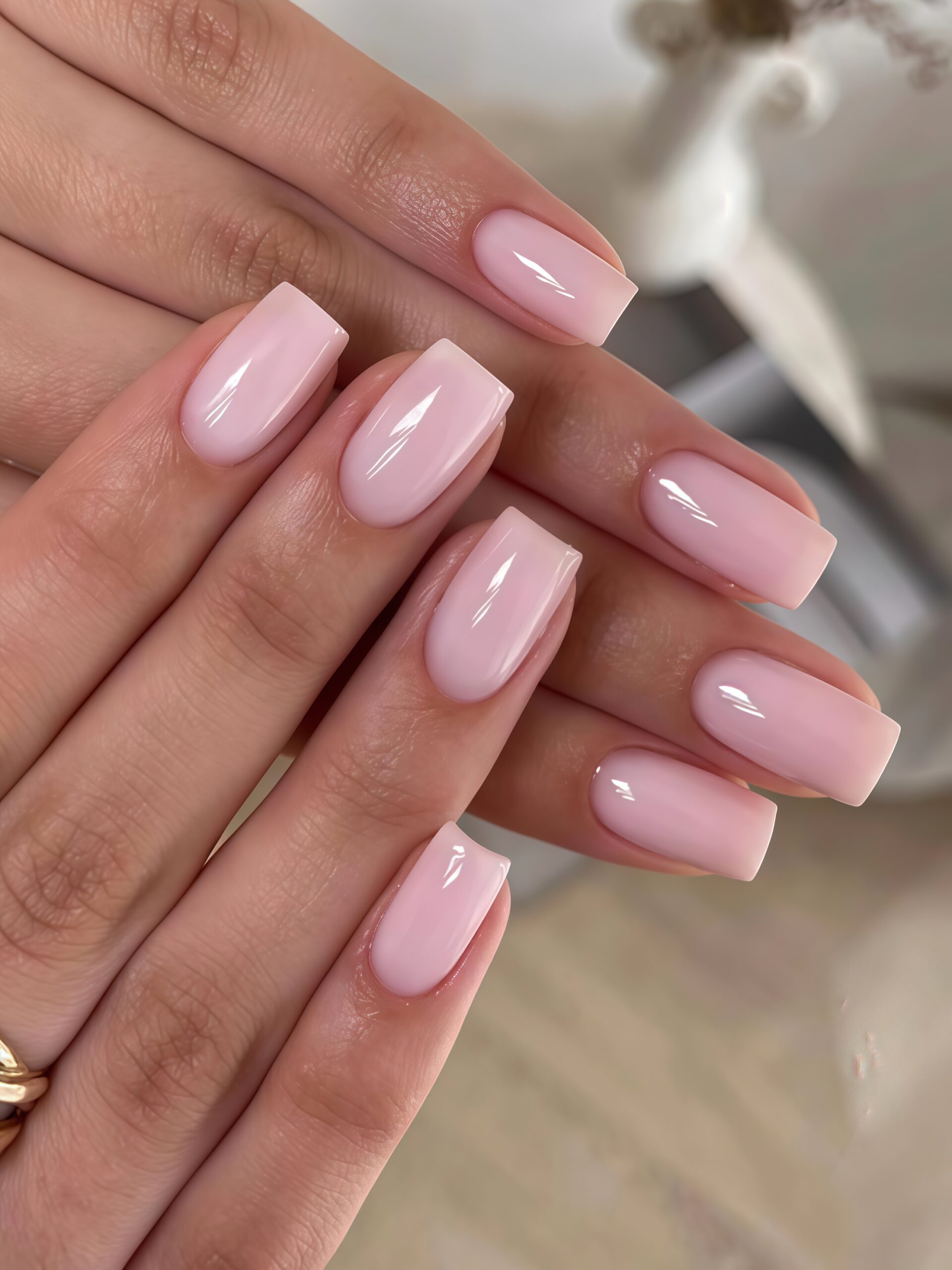 Pure Color · Short Square Customization Press-on Nails - Image 2