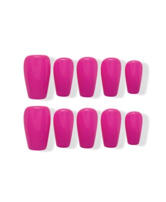 Pure Color · Medium Coffin Customization Press-on Nails