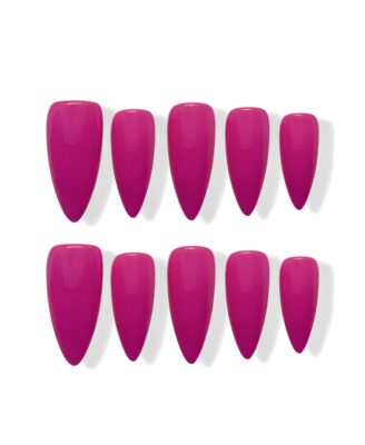 Pure Color · Medium Stiletto Customization Press-on Nails