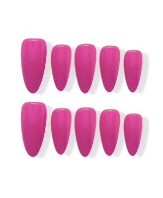 Pure Color · Short Stiletto Customization Press-on Nails