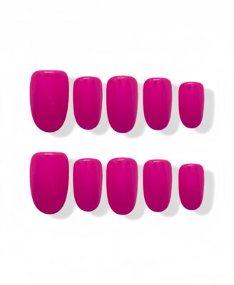 Pure Color · Short Oval Customization Press-on Nails