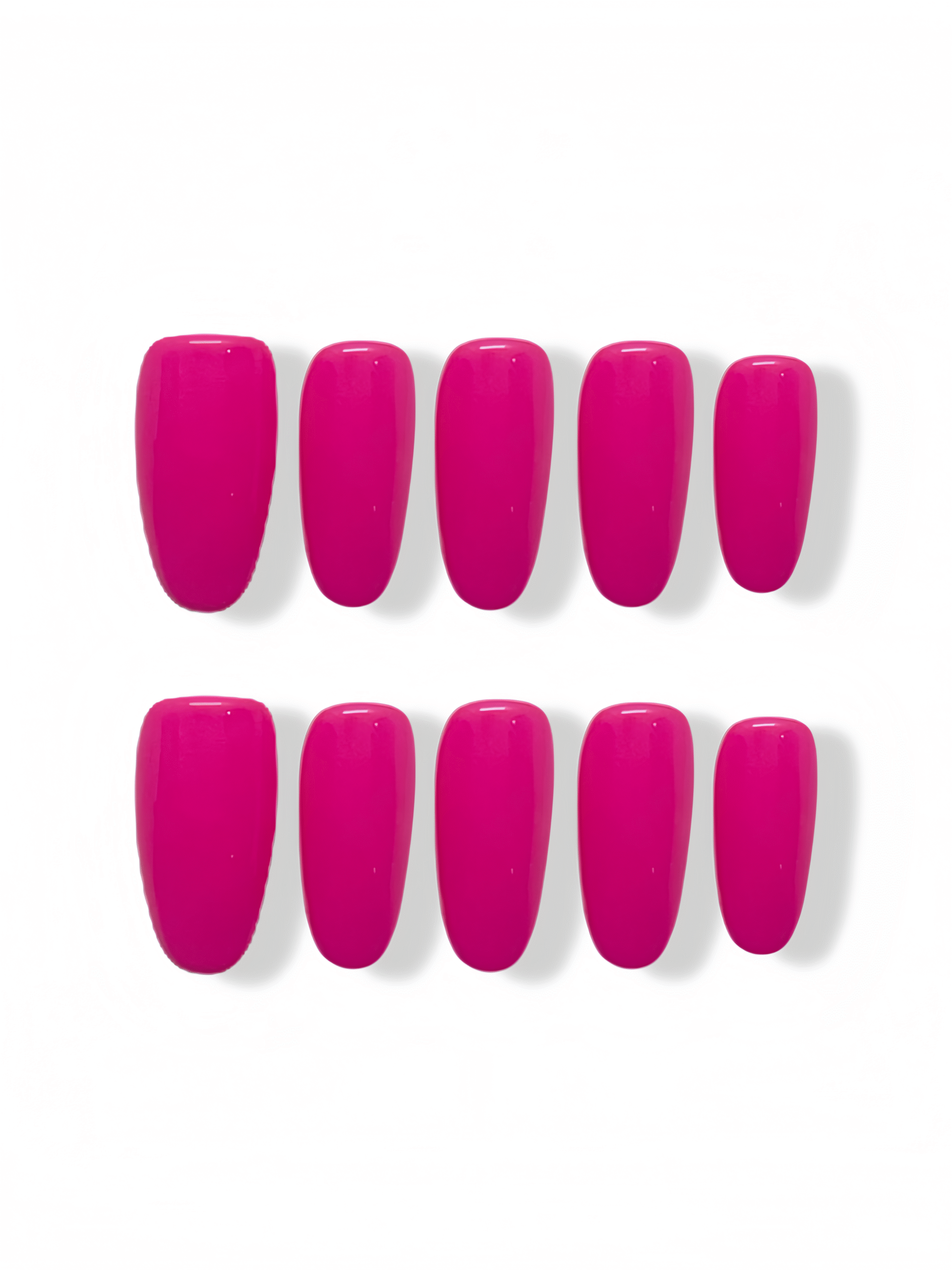 Pure Color · Medium Round Customization Press-on Nails