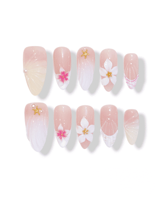 Sangria Rose · Handmade Finger Nail