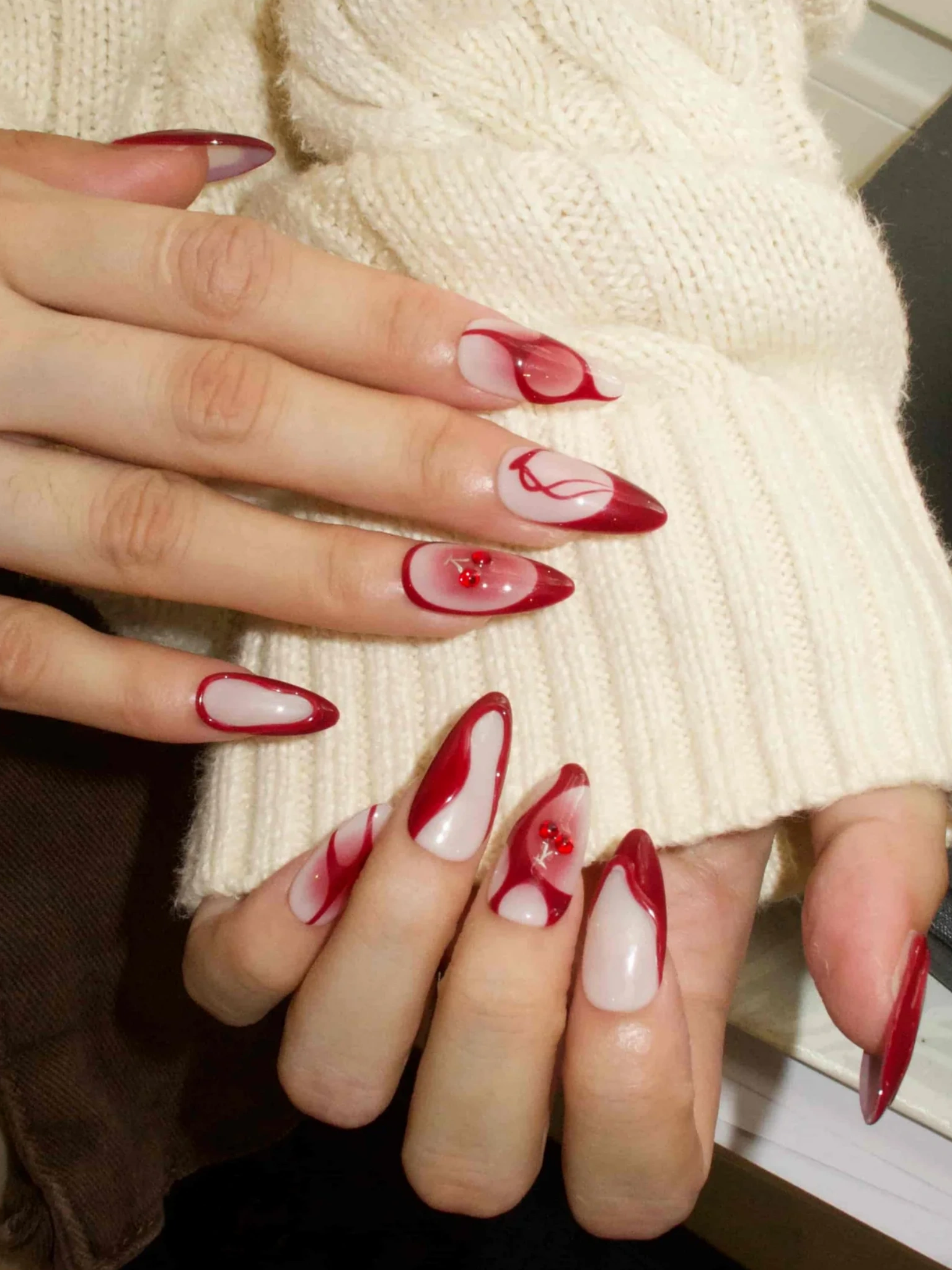 Wine Flame · Finger Nail - Image 2
