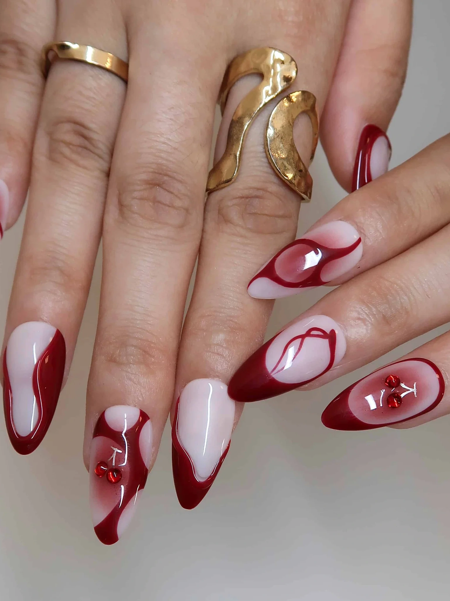 Wine Flame · Finger Nail - Image 5