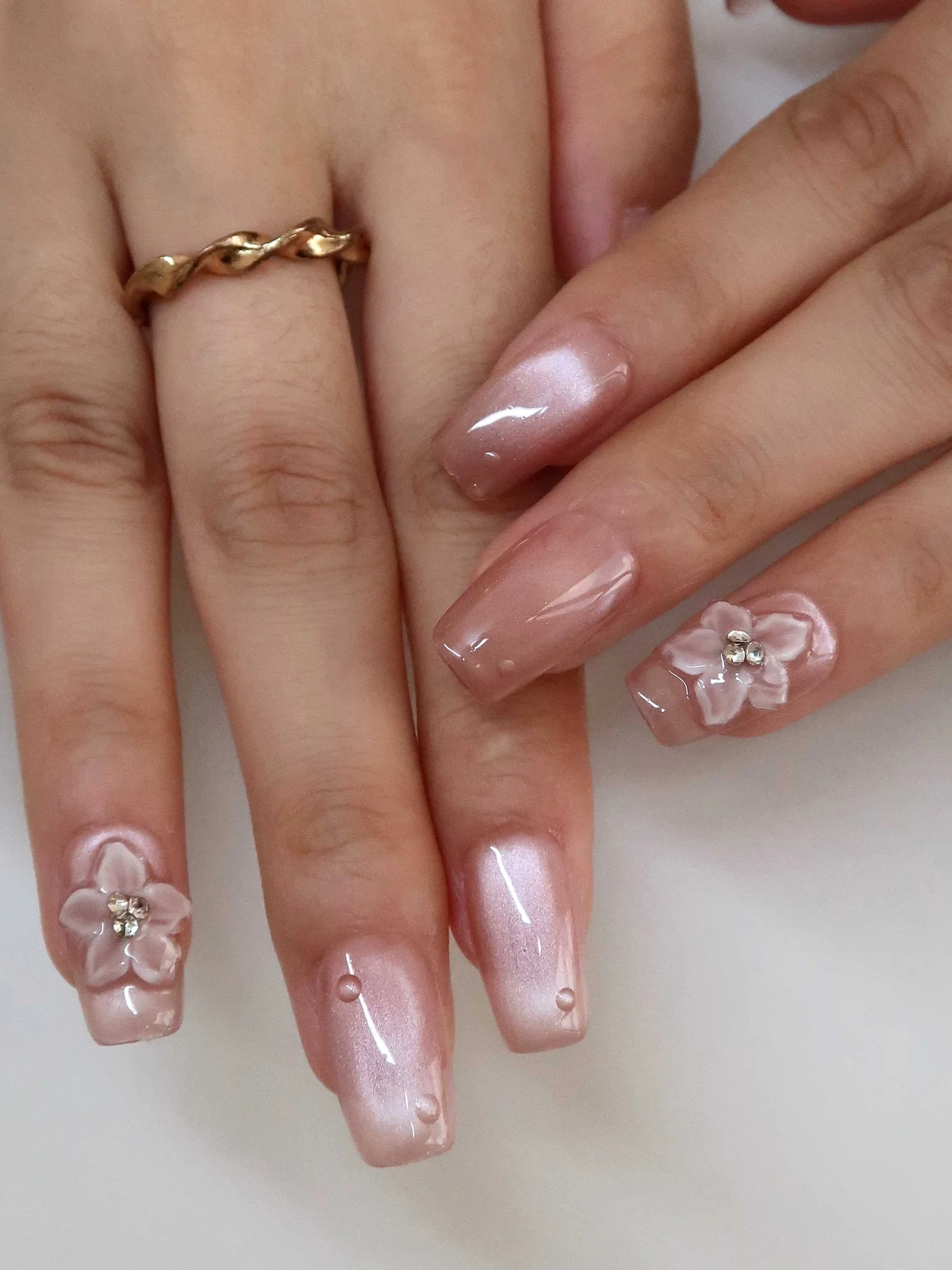 Clear Peach · Finger Nail - Image 3