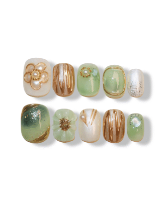 Matcha Lily · Finger Nail