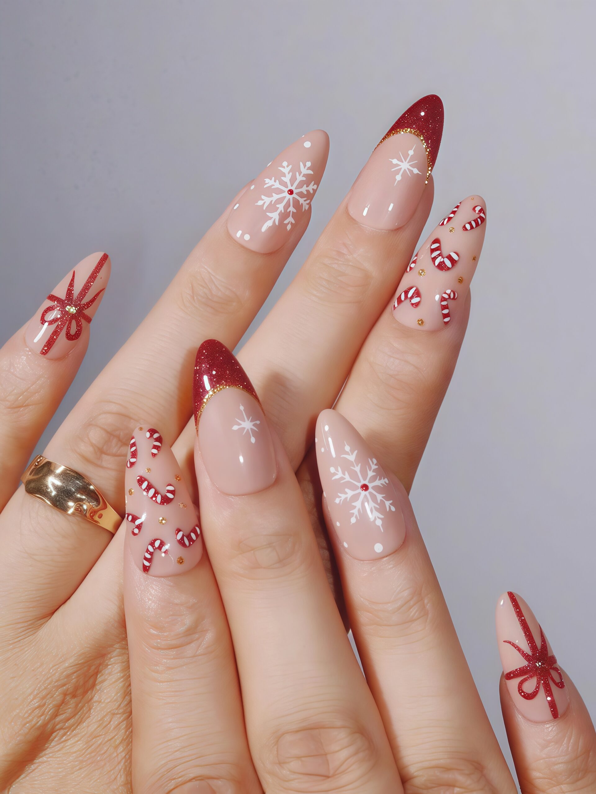 Christmas Red · Finger Nail - Image 5
