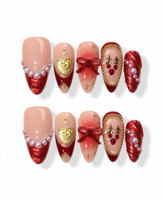 Hibiscus Molten · Finger Nail