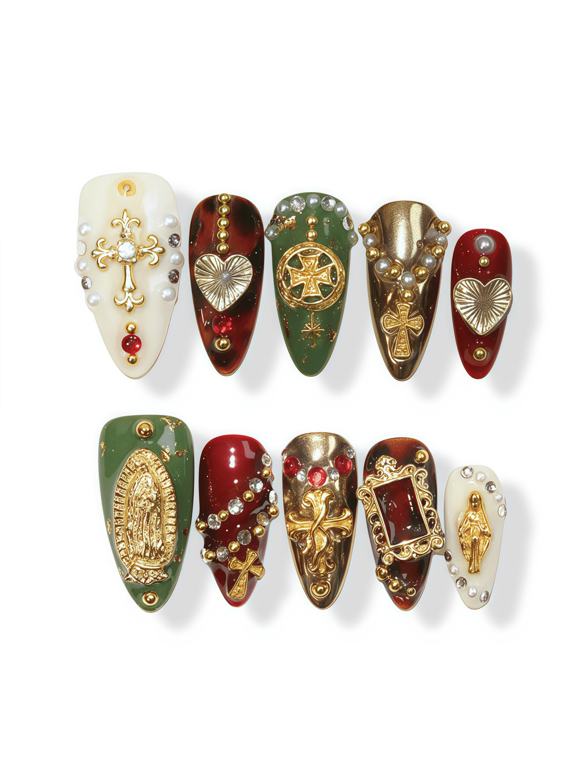 Gem Inlay · Finger Nail