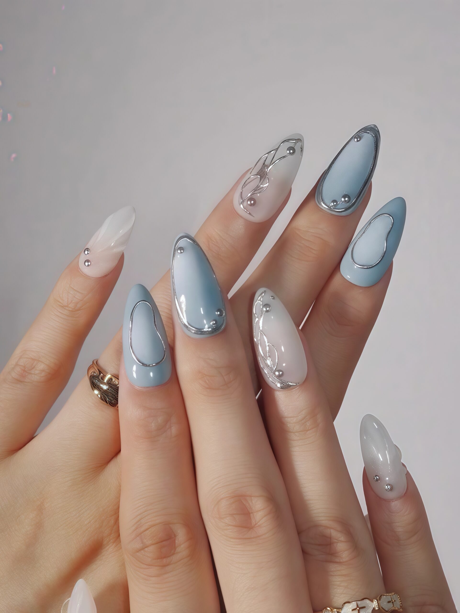 Moonlit Masquerade · Finger Nail - Image 4