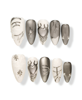 Neon Glitter · Finger Nail