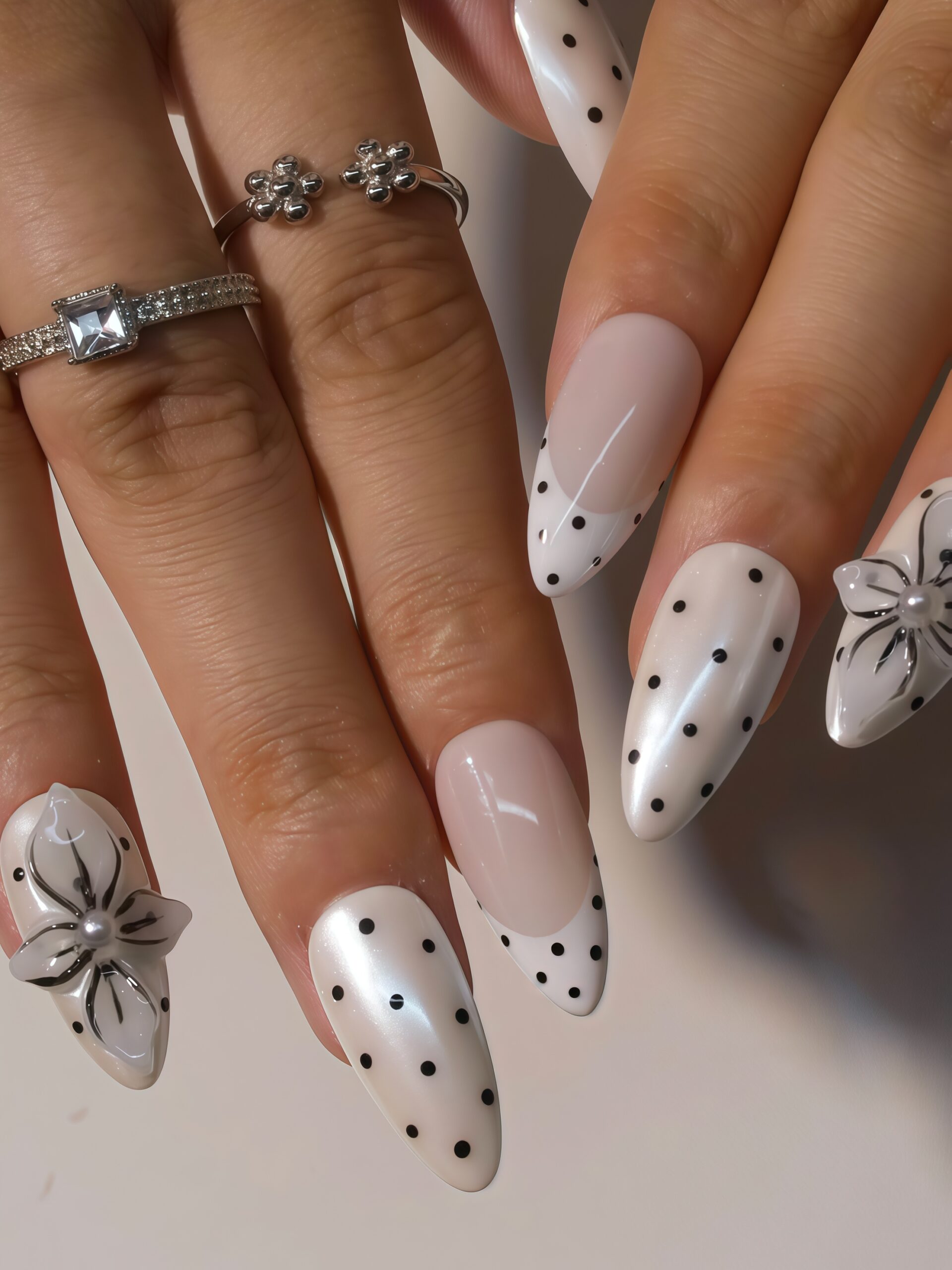 Retro Polka · Finger Nail - Image 4
