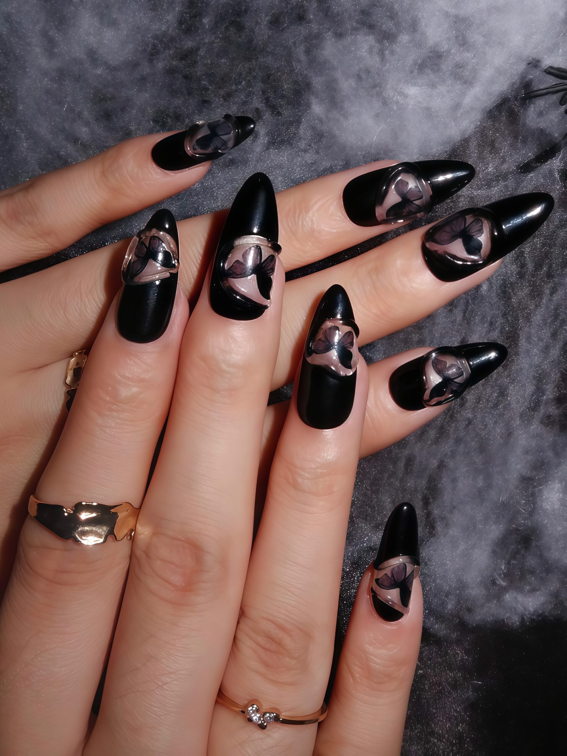 Black Butterfly · Finger Nail - Image 3