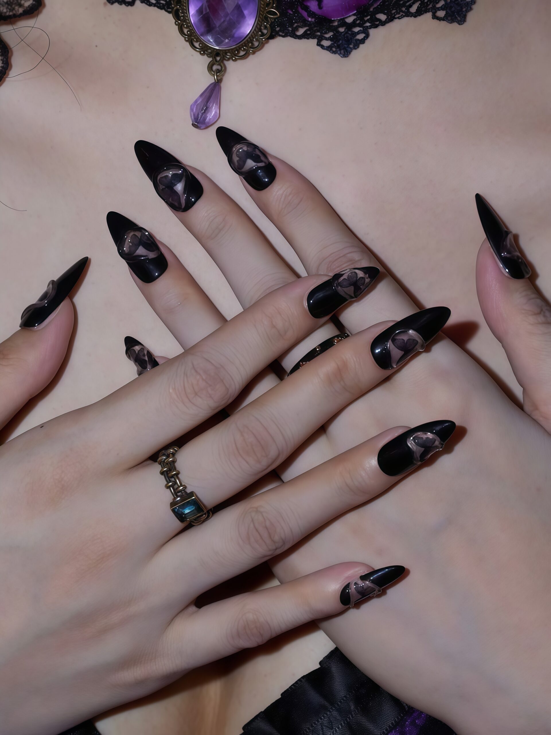 Black Butterfly · Finger Nail - Image 2