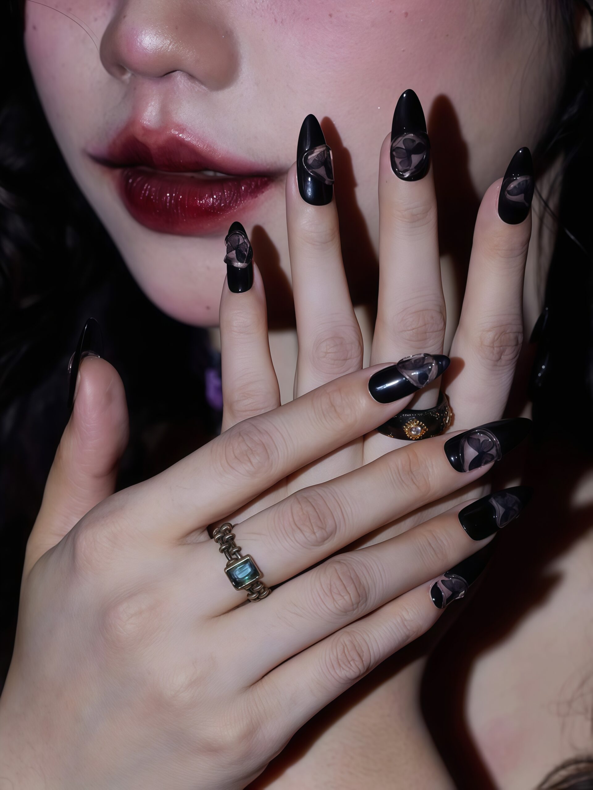 Black Butterfly · Finger Nail - Image 4
