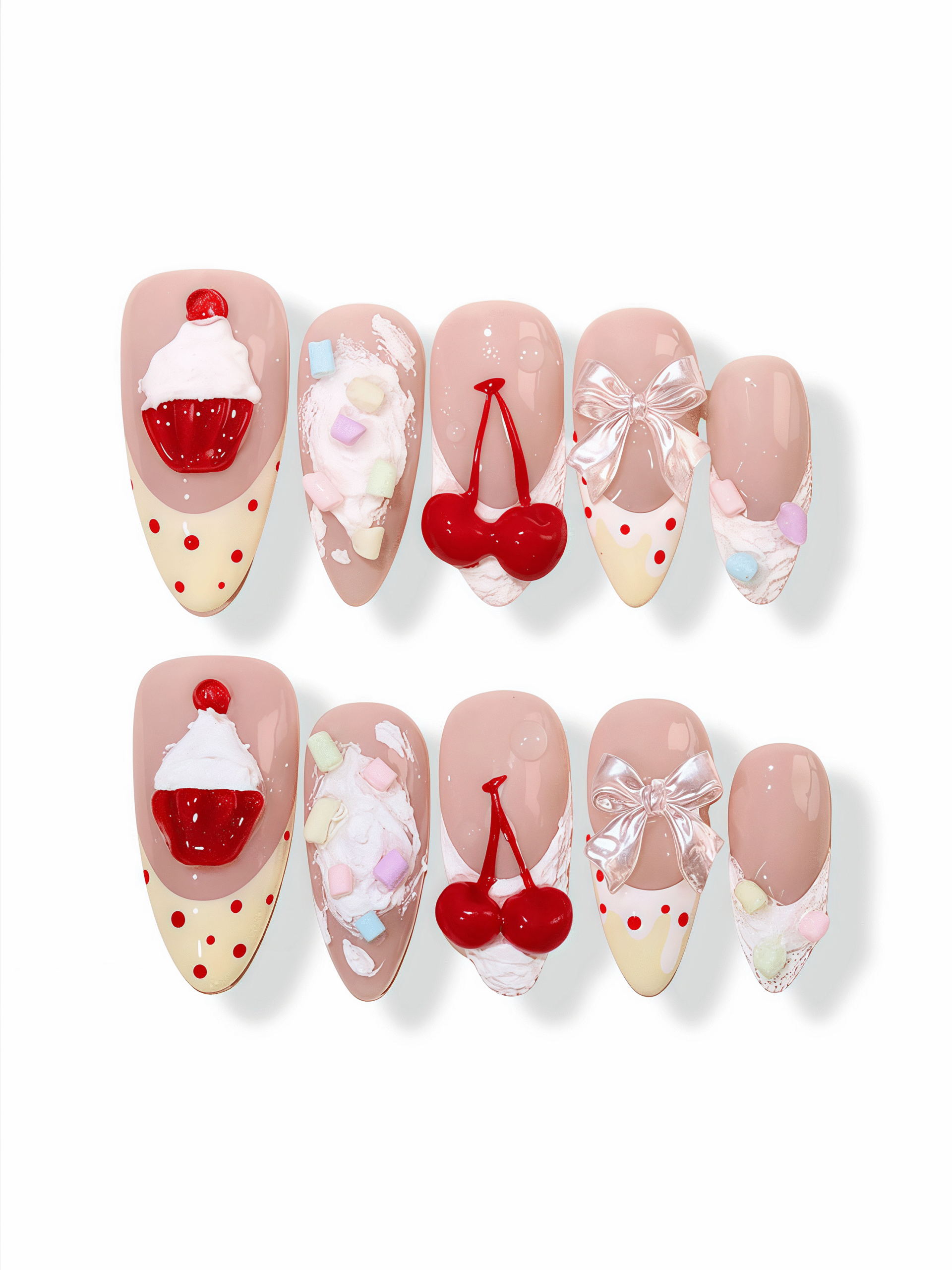 Cherry Cream · Finger Nail