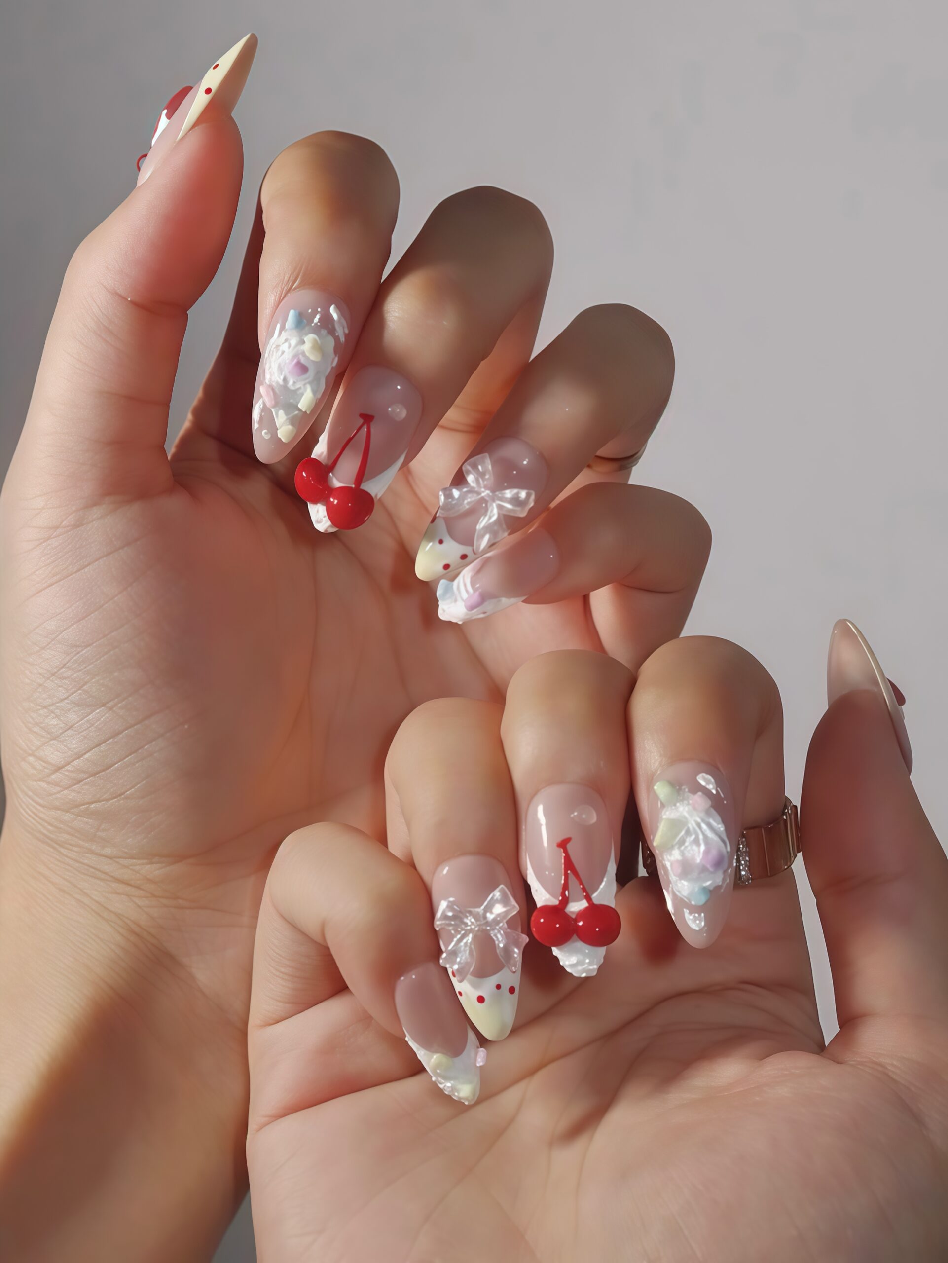 Cherry Cream · Finger Nail - Image 4