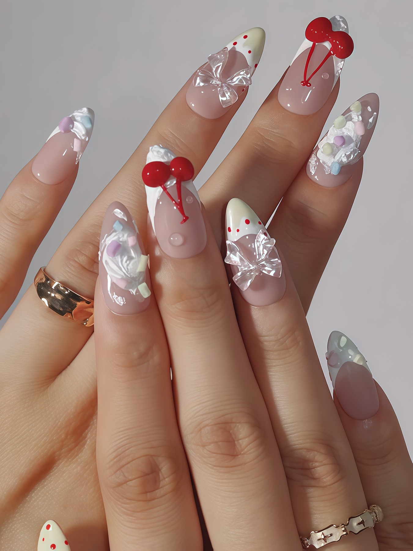 Cherry Cream · Finger Nail - Image 5