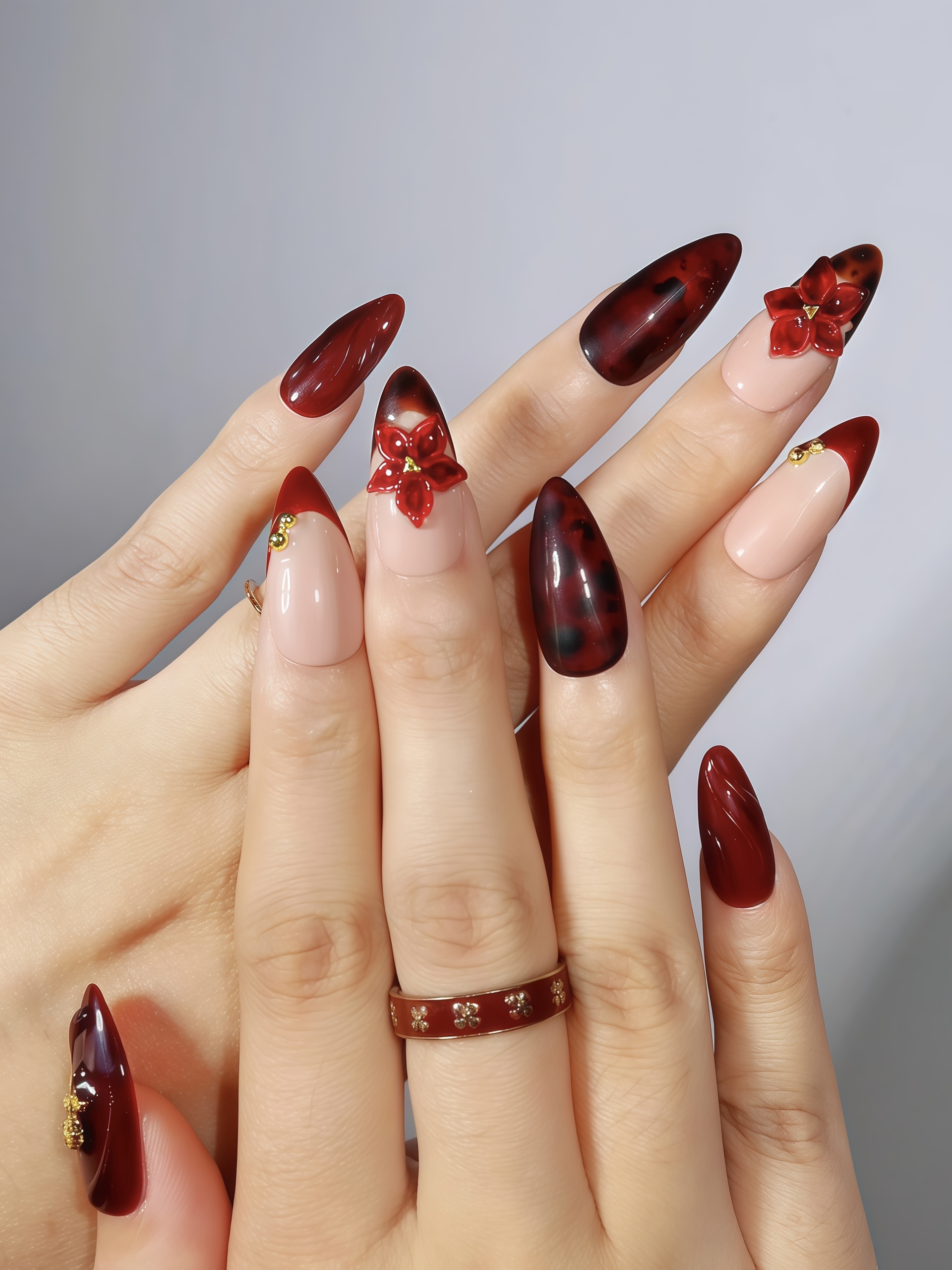 Gold Rose · Finger Nail - Image 3