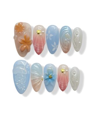 Peach Poppy · Finger Nail