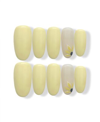 Sunny Egg · Handmade Press-On Nail