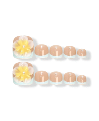 Plumeria · Toe Nail